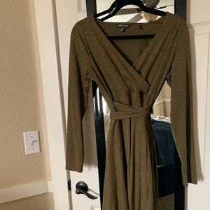 COPY - Toad & Co Cue Wrap Dress - Beetle - S